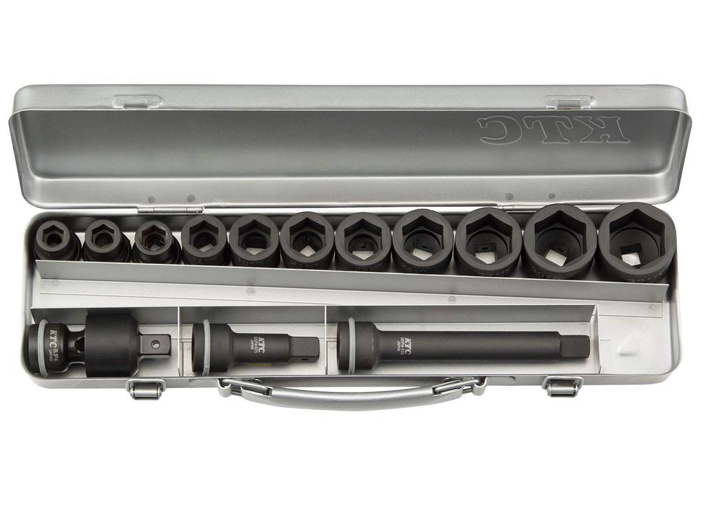 Kyoto Machinery Tools impact wrench socket wrench set standard TBP411PA (KTC) 14-piece 12.7SQ