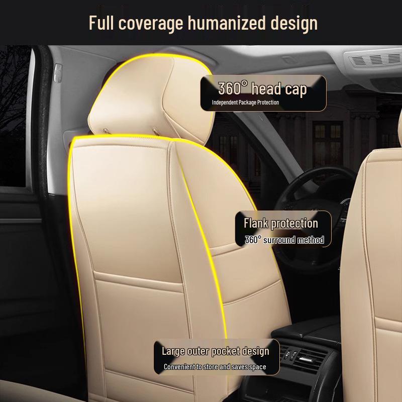 Custom-Made, All-Season, Thicker Car Seat Covers for New and Old Models, Full-Coverage