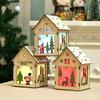 Christmas DIY Wooden House Snow Hotel Bar Tree Decorations & Gifts