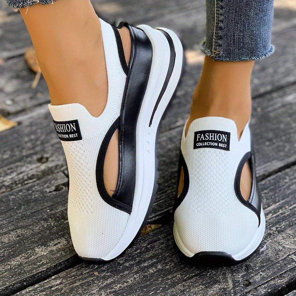 2026 Women Designer Shoes Hollow Outdoor Comfortable Baotou Sneakers Anti-Slip Breathable Out Slip-On Sneakers Zapatos De Mujer