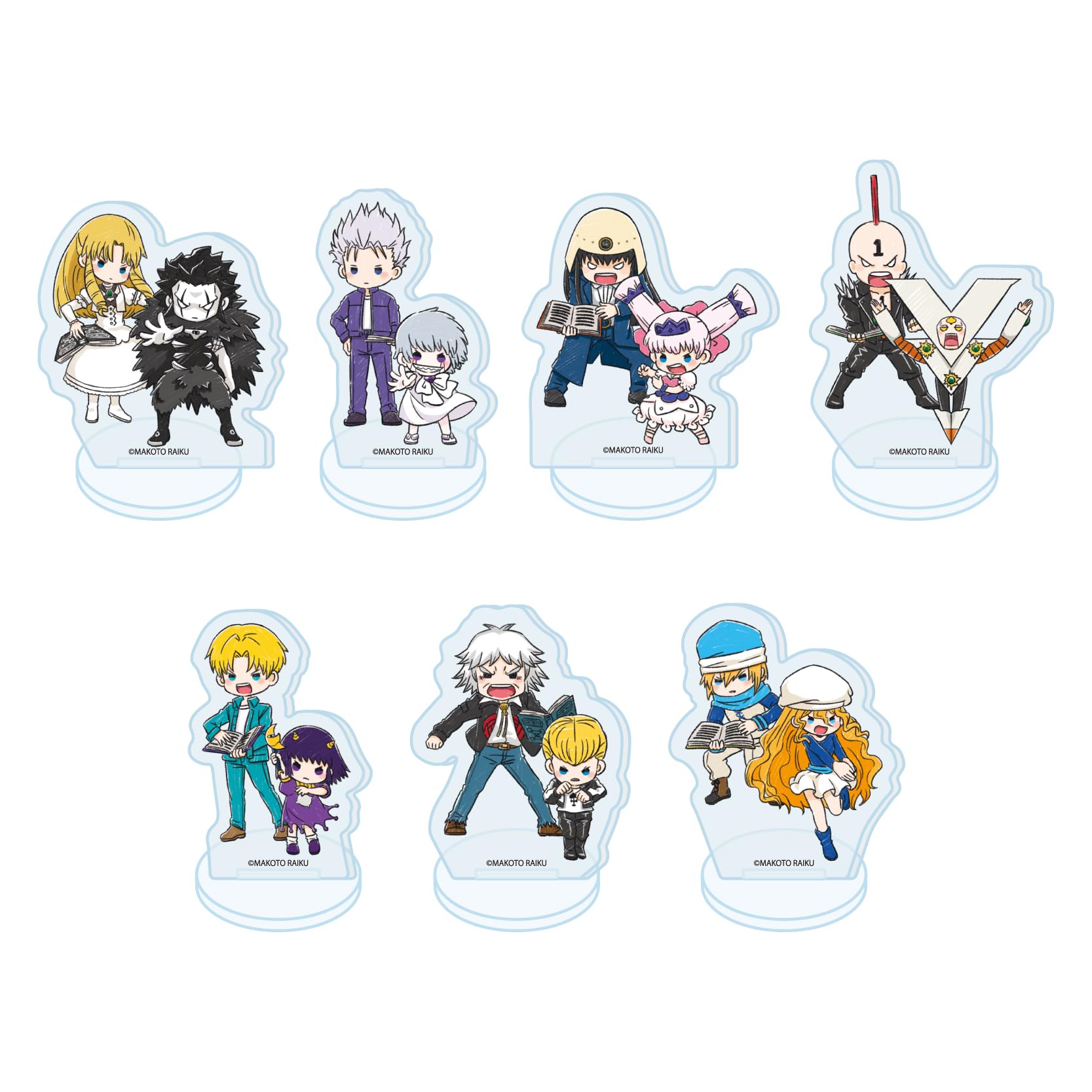 

Konjiki no Gash Complete Edition 02 BOX2 [Graph Art Illustration] Acrylic Petit Stand 7-Piece Box