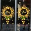 Christmas, Gold, Bells, Easter Eggs, Flower Garlands, Glass Stickers, Restaurant Window Decorations, Background Static Stickers, Party Decorations