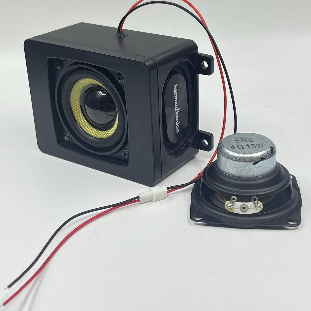 2" 4-Ohm 15W/20W Subwoofer with Dual Diaphragms, Waterproof Chamber for DIY Audio & EV Mods