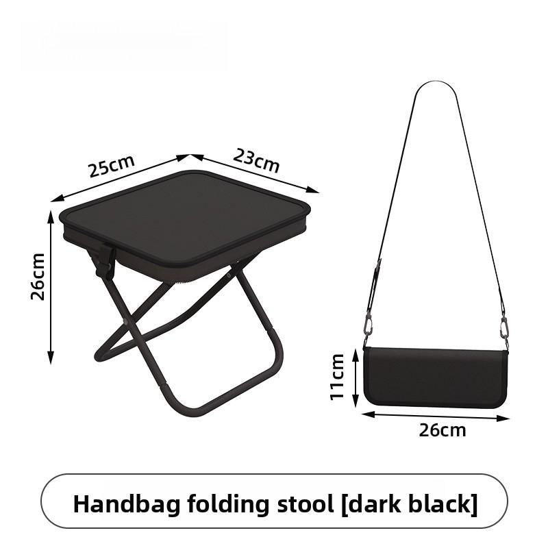 Outdoor foldable stool portable backpack stool with lightweight mini carry outdoor camping chair, fishing stool, picnic stool