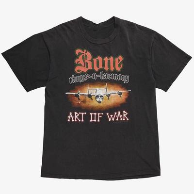 BONE THUGS N HARMONY ART OF WAR TOUR Koszulka 100% Bawełna Krótki Rękaw ZL357 Koszulka Unisex