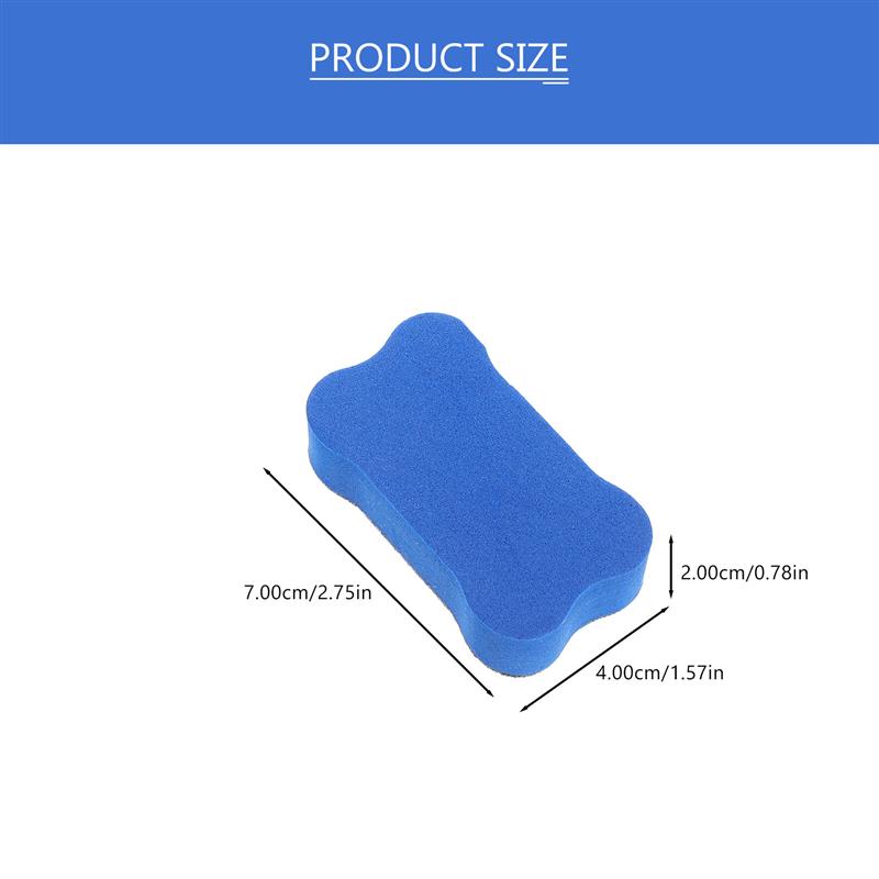 24 Pcs Dry Erase Erasers Whiteboard Erasers EVA Felt Cloth Erasers Bone-shaped Whiteboard Erasers