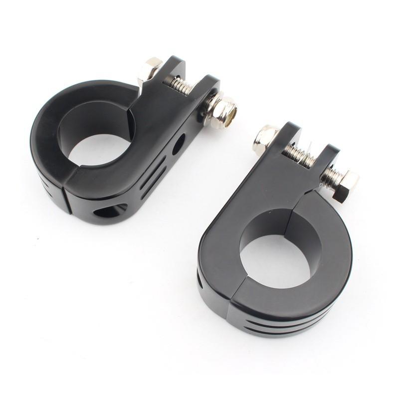 Harley Davidson XL883 Footpeg Mounting Bracket 32mm 38mm Chrome Black Retro Cruiser Motorcycle