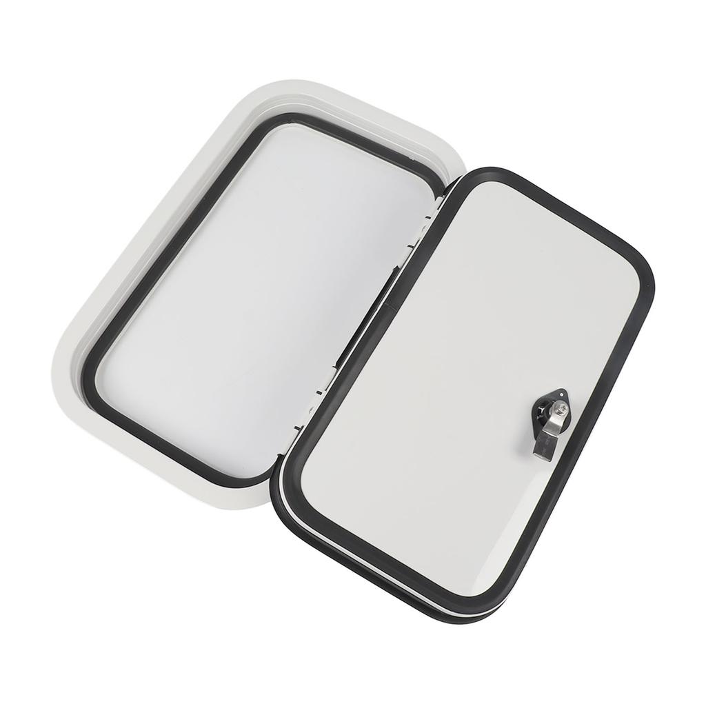 RV Baggage Door H500 W300mm Rounded Corner UV Protection Access Storage Door for Trailer