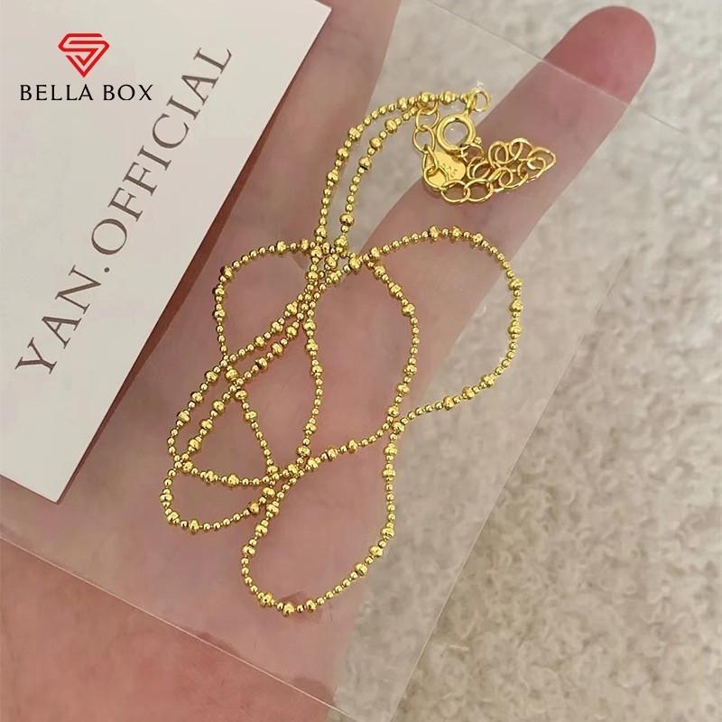 BELLA BOX Super Flashy Car Round Bead Necklace For Women, A Rare Item On Instagram, A Star-shaped Glittery Collar Chain.
