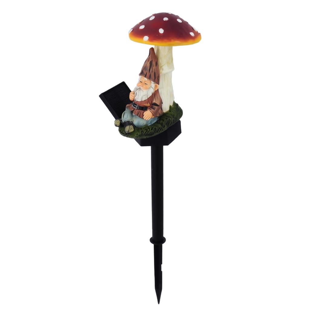 Resin Ground Stake Light with Umbrella Design for Garden Decoration