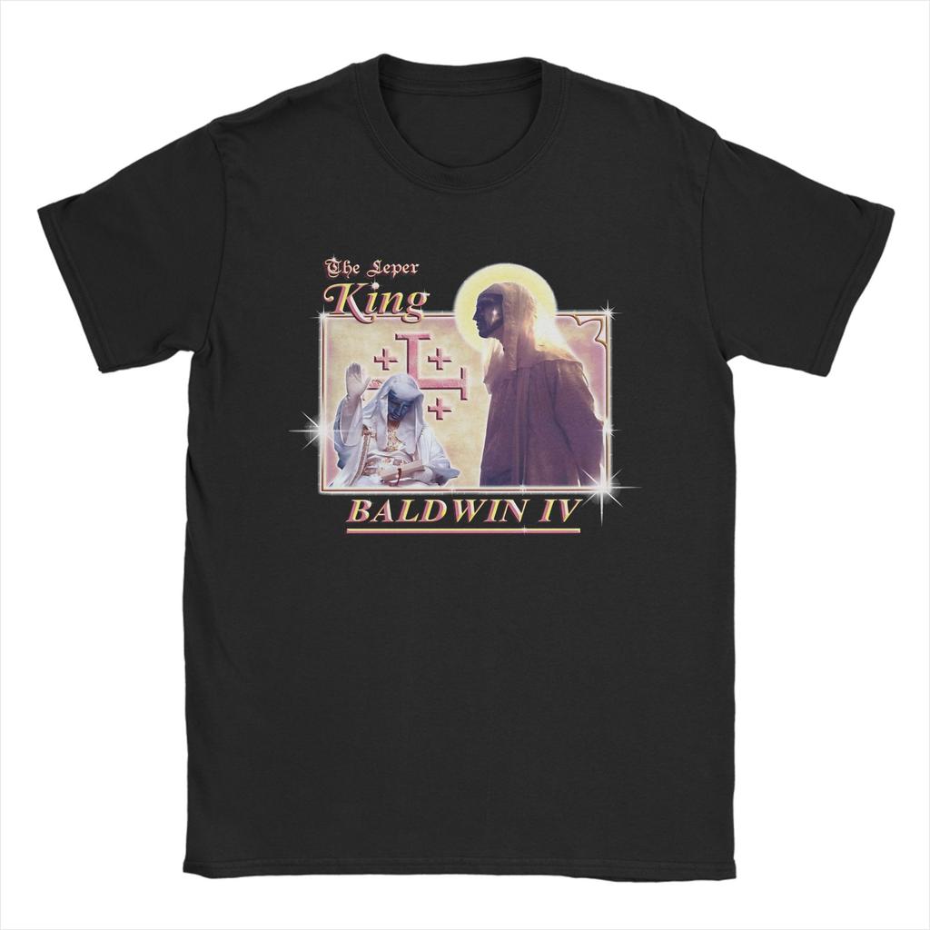 King Baldwin IV Ascendant Graphic Printed T Shirts Unisex Women Pure Cotton Tee Shirt Clothing