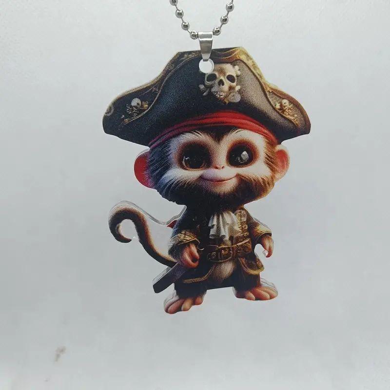 Cartoon Acrylic Charming Hanging Ornament For Car Festive Gift And Decoration Backpack