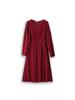 Elastic Velvet Red Toast Dress for Plus Size Women, Spring & Autumn 2025