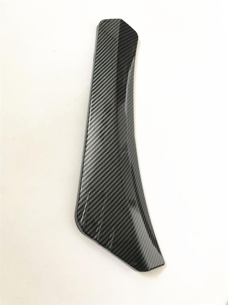 1 Pair ABS Glossy Carbon Fiber Look Rear Bumper Lip Splitter Protector Universal