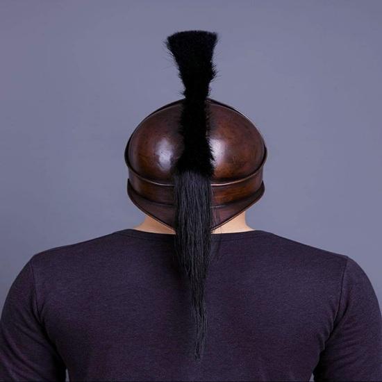 Spartan Helmet King Leonidas 300 Movie Replica Handmade Ancient Greek Steel Warrior Helmet Cosplay Armor