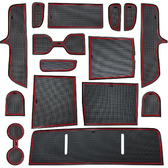 For Hyundai Tucson 2025 2026 Accessories Door Slot Mats Cup Holder Insert Coaster Center Console Liner Glove Box Cover for Hyundai Tucson
