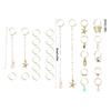 Set of 28 Metal Hair Braid Accessories Women Hairstyling Part Festival Hairstyle Decors Perfect for Festival and Party