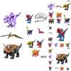 Bunte Jurassische Beutel-Dinosaurier Bausteine 8 Sorten Intelligentes Spielzeug