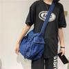 Dámská džínová crossbody taška Velkokapacitní taška přes rameno