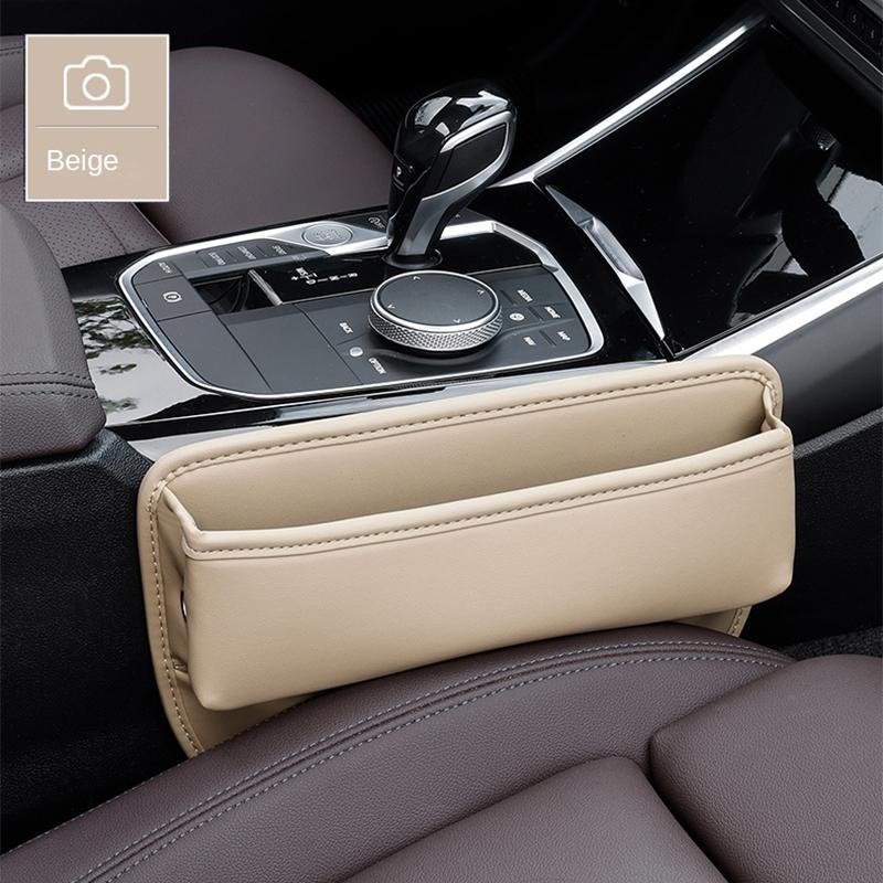Car Interior Seat Side Gap Filling Storage Box Keys Card Sundries Tidying Tray High-Capacity Multifunction Organizer Accessories