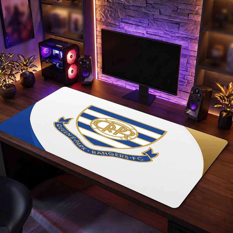 Queens Park Rangers Football Print Large Mouse Pad, Anti-Slip Extended Gaming Desk Mat for Office Home