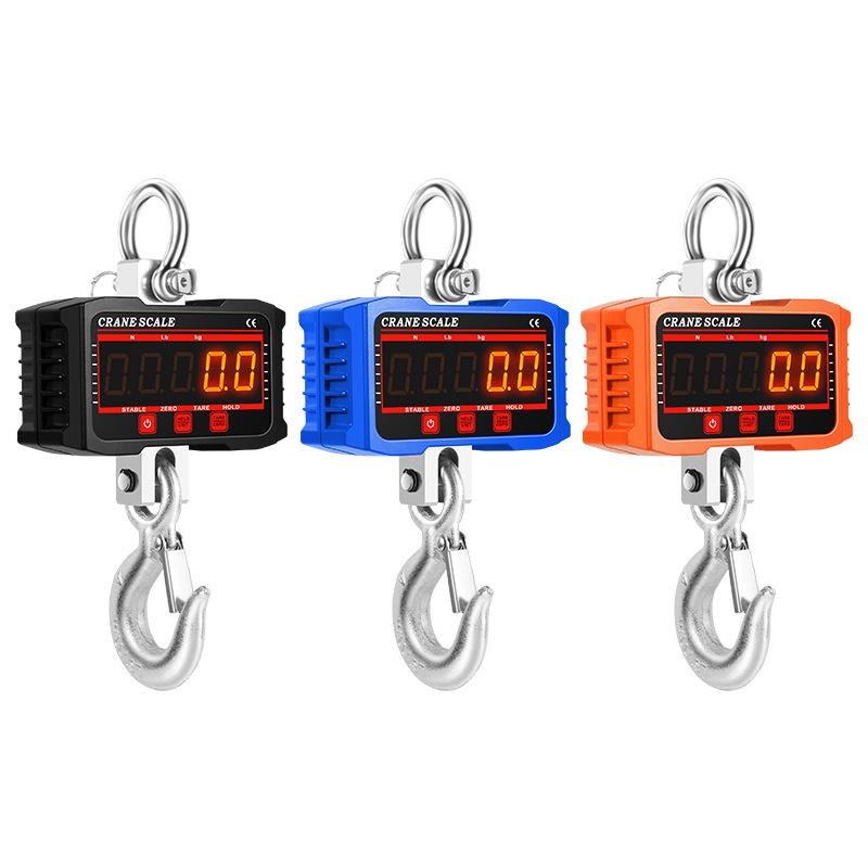 2000kg Wireless Handheld Electronic Crane Scale - High Precision, Portable, Direct-Reading 2t Hook Scale