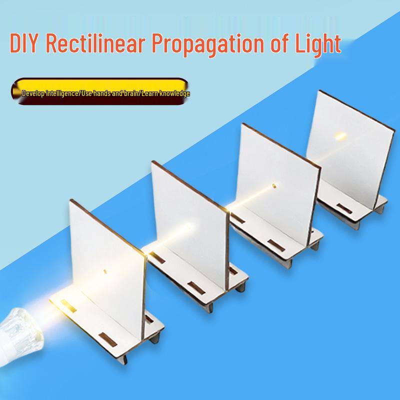 DIY Light Propagation STEAM Science Kit for Kids: Educational Craft for Small Inventions & Creations