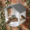 Rainproof Wall Hanging Bird Feeder Waterproof Bird Food Container Wild Bird Feeder  Window