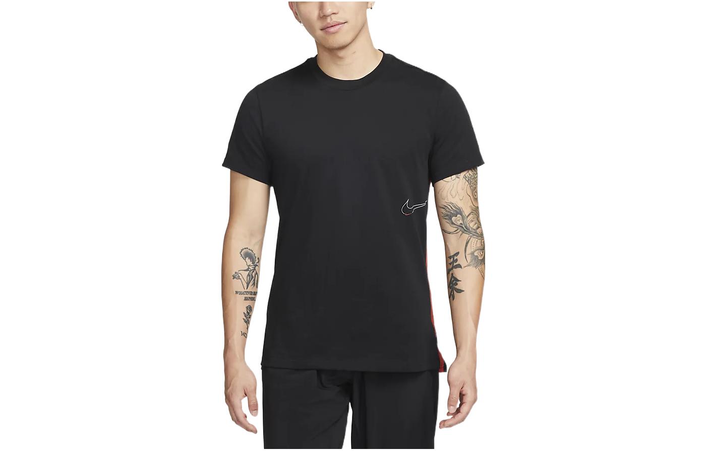 Мужская футболка Nike с втачным рукавом Черная DM6669-010 M