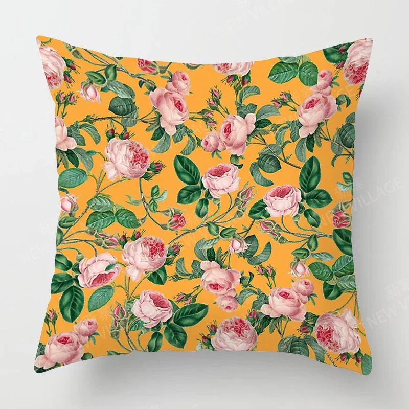

Nordic fall home decor autumn throw pillow case sofa Cushion cover modern 45x45cm 45*45 50x50cm 60x60 40X40cm plant green leaf 12x12Inch