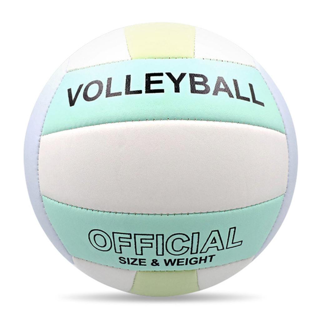 Beach Volleyball Official Size 5 Soft Volleyball Sand Sports PU Ball Volleyball Professional Training Match Game Ball
