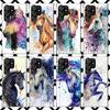 Animal Oil Painting Horse Phone Case for Samsung Galaxy S26 S25 Edge S24 S23 Ultra S22 Plus S21 FE S20 + Soft Cover Print Fundas