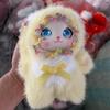 2026 Exquisite Rabbit Plush Pendant Cute Big Ear Fluffy Bunny Doll Keychain Ornament for Backpack Girls Daily Gifts