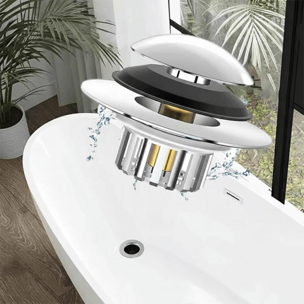 Lift And Turn Tub Stopper Drain Cover Drain Hair Catcher Drain Protector Pop Up Stopper  Drain Hole