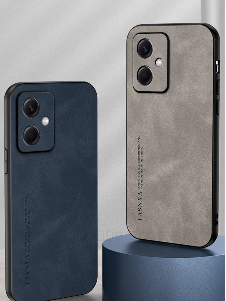 Sheepskin Leather Case For Xiaomi Redmi Note 12 Pro Plus 11 11S 10 5G Redmi 10C 12C A1 Poco X5 Pro Luxury Bumper Soft Cover
