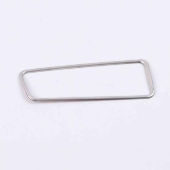 Stainless Steel Headlight Adjustment Lid Cover Trim For 2016-2018 Hyundai Tucson