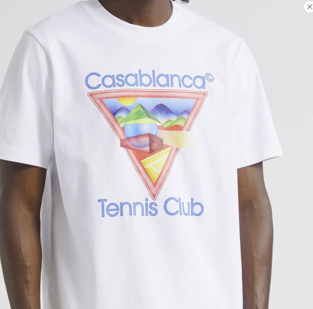 Casablanca Tennis Club Icon Graphic T-Shirt XL Unisex T-Shirt