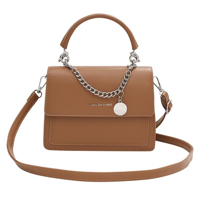 Bag Women's New Women's Bag Fashion Trend Chain Shoulder Bag Simple Texture Messenger Bag Women