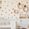 Boho Daisy Floral Wall Stickers for Kids Rooms Removable Children Baby Nursery Vinyl Wall Decals Girls Room Decoration Interior