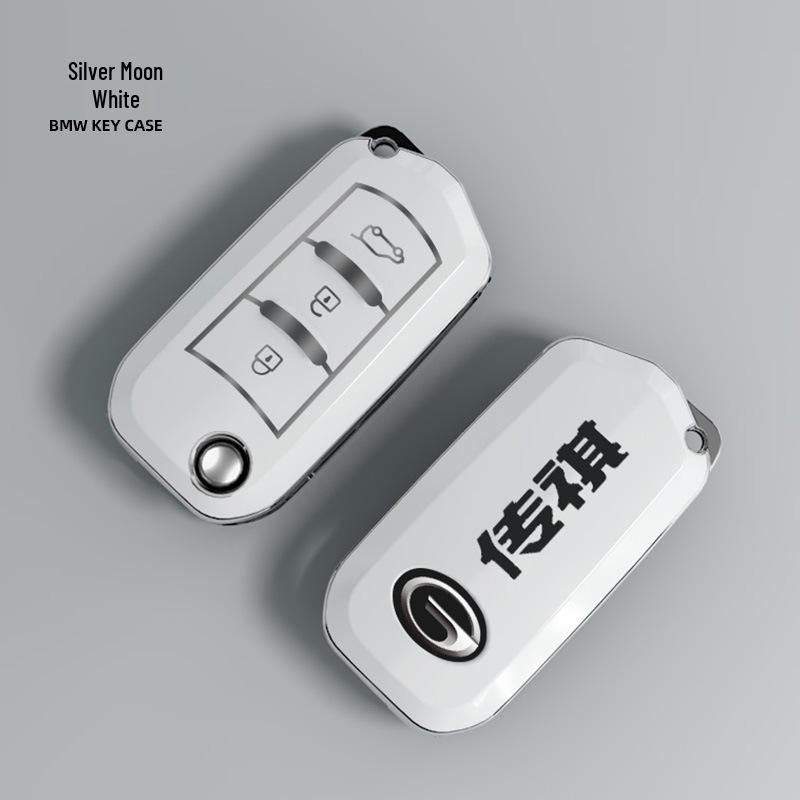 GAC Trumpchi Schlüsselhülle für GS4/GS5/GS3/GA4/GA5/GA6 - New Energy Auto Schlüsselschale mit Schnalle für Männer und Frauen