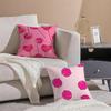 Cute Sweet Pink Candy Art Vibe Cushion Cover Pillowcase Short Plush Invisible zipper Room Sofa Cushion Cover