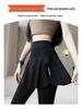 Damen High-Waist Culottes mit Rock & Yoga Leggings (Übergröße)