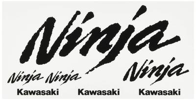 Kawasaki Kawasaki Ninja Logo Sticker Kit B J70100120 (Genuine Accessory)