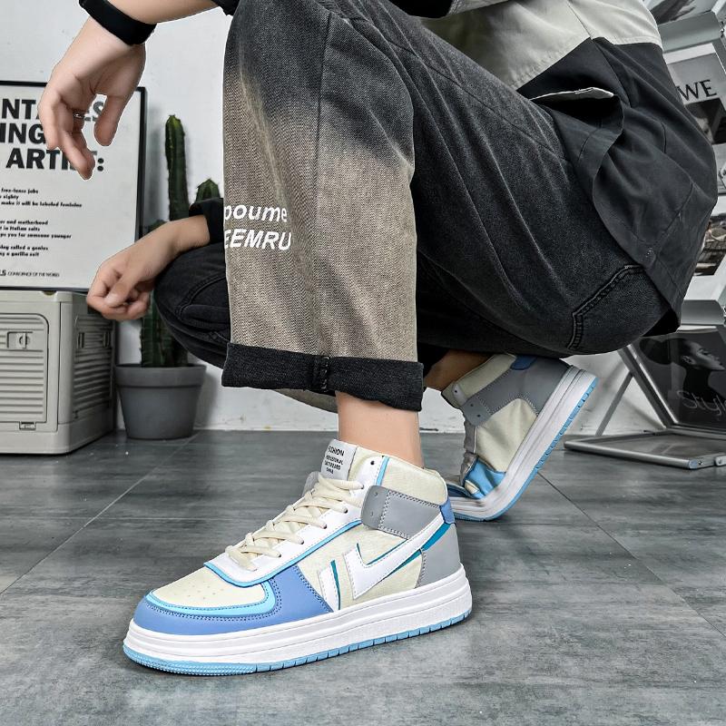 

Мужская белая спортивная обувь, женская уличная обувь, унисекс, кроссовки для бега, обувь для студентов, большие размеры, обувь для пар, высокий верх EU: 47