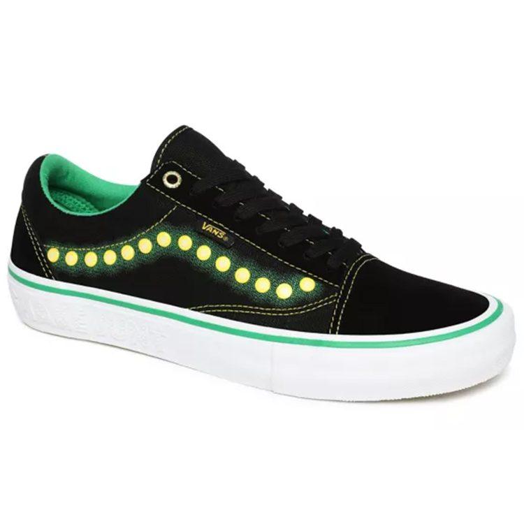 Old Skool Shake Junt X Old Skool Vans Pro 'Black Green' VN0A45JC0V4
