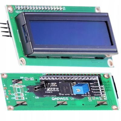 Rosfix 2x16 HD44780 LCD-Display – Hohe Kompatibilität mit Arduino und Raspberry Pi | Blaue Hintergrundbeleuchtung | Lötbarer I2C-Konverter