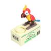 Electric Piggy Bank Plastic Parrot Shaped Coin Storage Battery Powered Durable Money Saving Box for Children