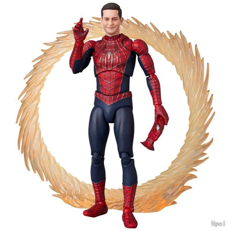 In Stock Mafex No.241 Spider Man Toby Maguire Heroes Have No Return Friendly Neighborhood Gk Anime Action Figure Model Toys Gift