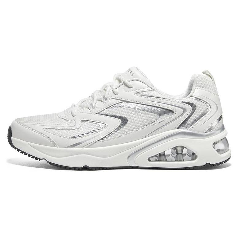 Skechers Tres-Air Vision Airy White Silver Men s 183075-WHT EU 43