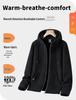 Herren Kapuzenpullover mit Fleece-Futter für Herbst und Winter